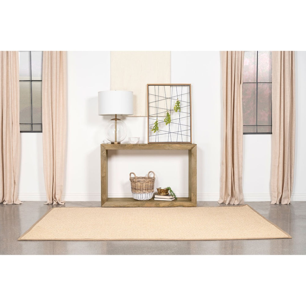 English Elm Mesa Solid Mango Wood Open Frame Console Natural Grain Entryway Accent Table B062P509703