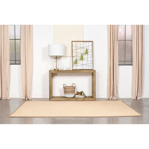 English Elm Mesa Solid Mango Wood Open Frame Console Natural Grain Entryway Accent Table B062P509703