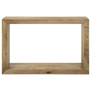 English Elm Mesa Solid Mango Wood Open Frame Console Natural Grain Entryway Accent Table B062P509703