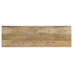English Elm Mesa Solid Mango Wood Open Frame Console Natural Grain Entryway Accent Table B062P509703