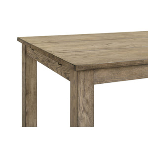 English Elm Cressley Solid Rubberwood Extendable Dining Table Seats Eight with Plank Oak Finish B062P511750