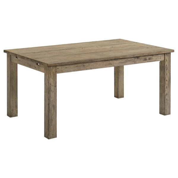 English Elm Cressley Solid Rubberwood Extendable Dining Table Seats Eight with Plank Oak Finish B062P511750