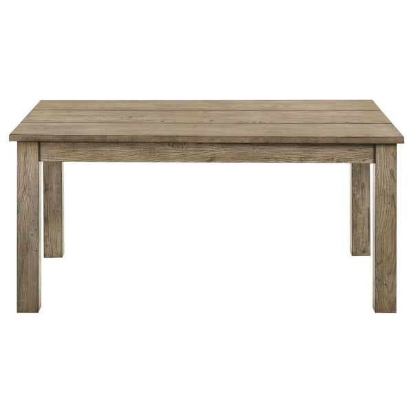 English Elm Cressley Solid Rubberwood Extendable Dining Table Seats Eight with Plank Oak Finish B062P511750