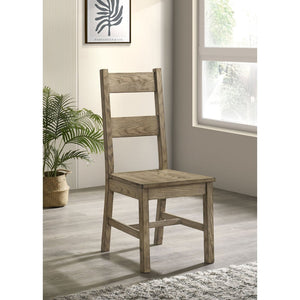English Elm Cressley Ladder Back Rubberwood Dining Chairs Farmhouse Rustic Set of Two B062P511751