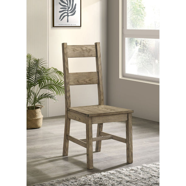 English Elm Cressley Ladder Back Rubberwood Dining Chairs Farmhouse Rustic Set of Two B062P511751