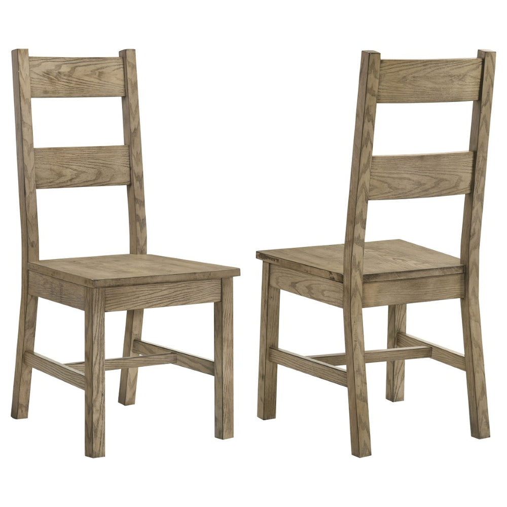 English Elm Cressley Ladder Back Rubberwood Dining Chairs Farmhouse Rustic Set of Two B062P511751