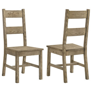 English Elm Cressley Ladder Back Rubberwood Dining Chairs Farmhouse Rustic Set of Two B062P511751