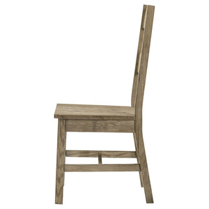 English Elm Cressley Ladder Back Rubberwood Dining Chairs Farmhouse Rustic Set of Two B062P511751
