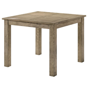 English Elm Cressley Solid Rubberwood Square Counter Table with Grid Top for Farmhouse Kitchens B062P511755