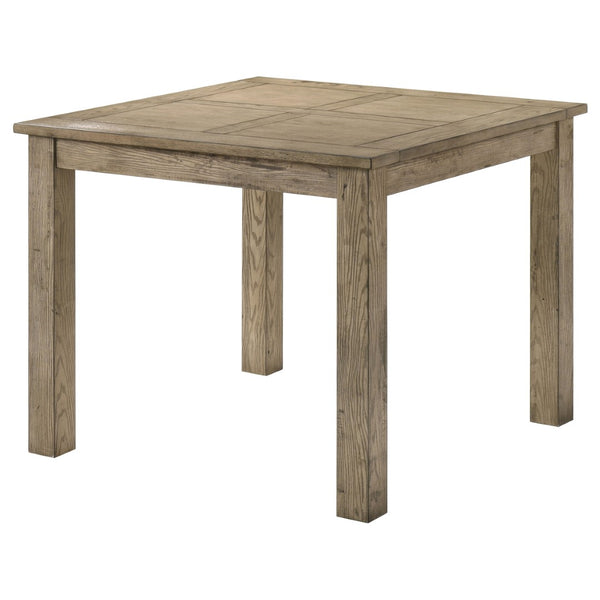 English Elm Cressley Solid Rubberwood Square Counter Table with Grid Top for Farmhouse Kitchens B062P511755