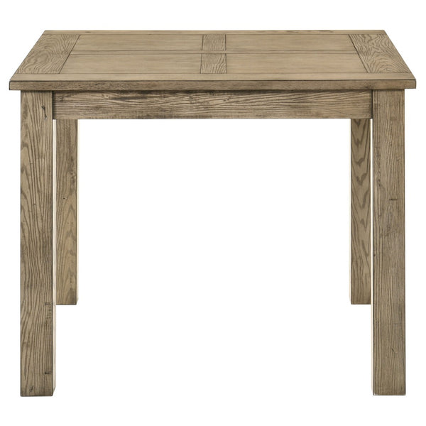 English Elm Cressley Solid Rubberwood Square Counter Table with Grid Top for Farmhouse Kitchens B062P511755