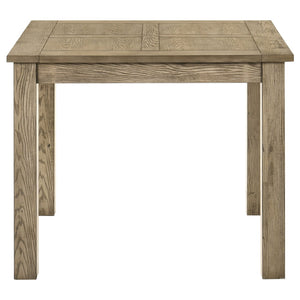 English Elm Cressley Solid Rubberwood Square Counter Table with Grid Top for Farmhouse Kitchens B062P511755