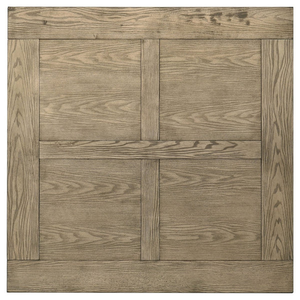 English Elm Cressley Solid Rubberwood Square Counter Table with Grid Top for Farmhouse Kitchens B062P511755