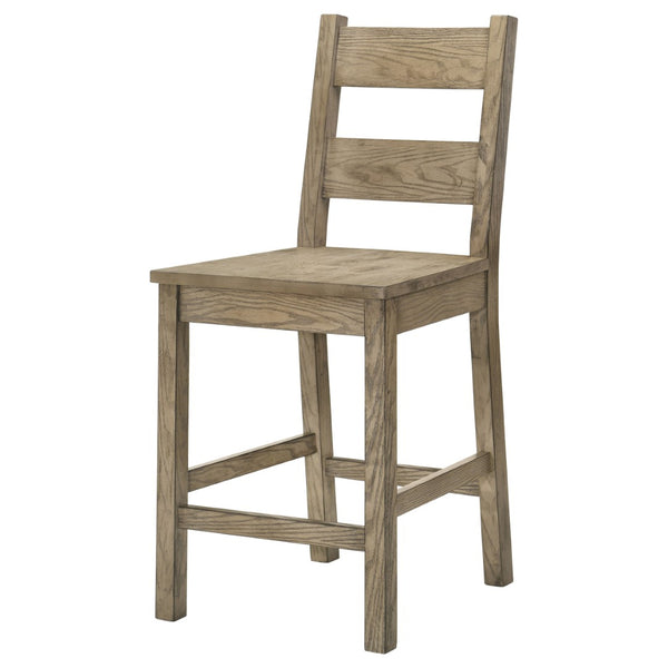 English Elm Cressley Ladder Back Solid Rubberwood Counter Chairs Farmhouse Set of Two B062P511756