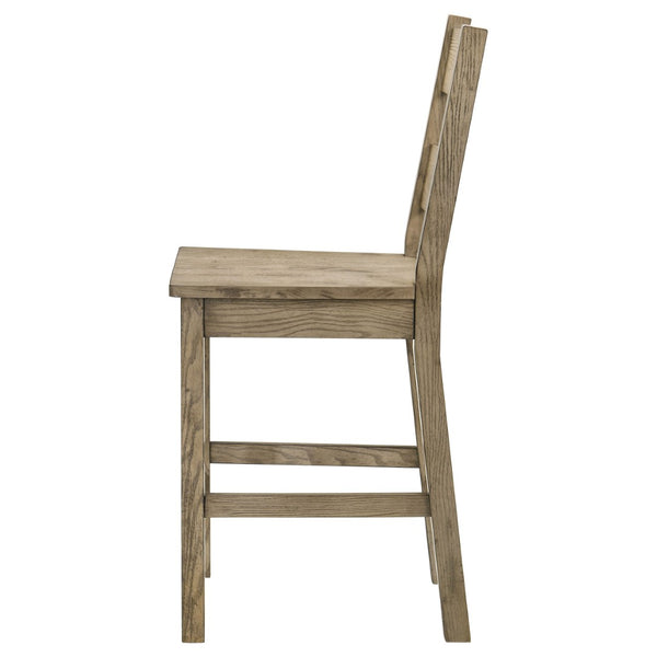 English Elm Cressley Ladder Back Solid Rubberwood Counter Chairs Farmhouse Set of Two B062P511756