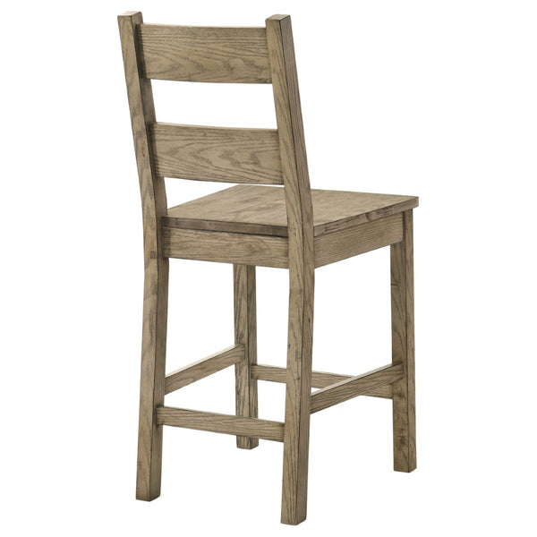 English Elm Cressley Ladder Back Solid Rubberwood Counter Chairs Farmhouse Set of Two B062P511756