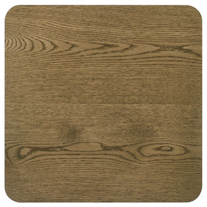 English Elm Bryant Square Oak Veneer End Table with Sculptural Legs for Modern Living Spaces B062P511816