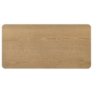 English Elm Bryant White Oak Veneer Rectangular Coffee Table for Modern Living Rooms B062P511824