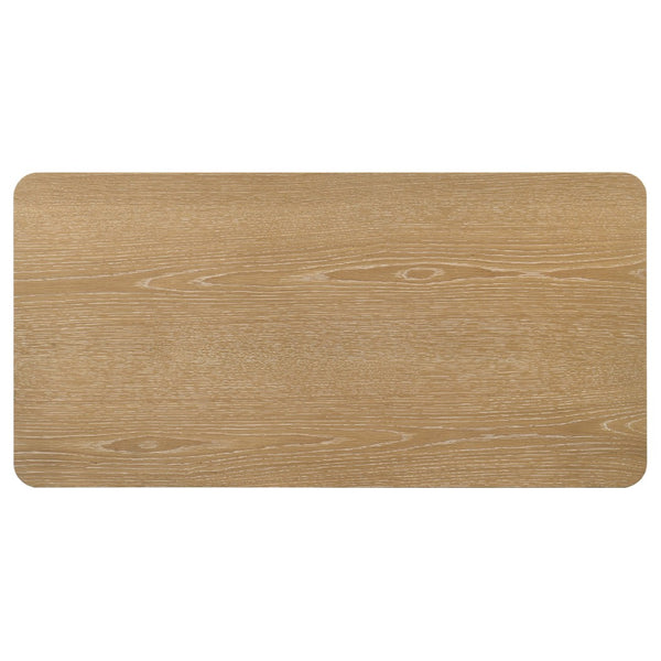 English Elm Bryant White Oak Veneer Rectangular Coffee Table for Modern Living Rooms B062P511824
