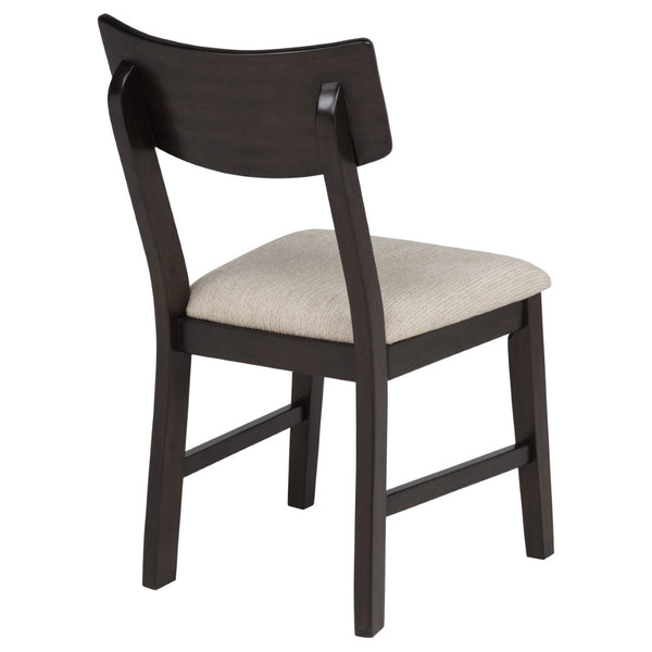 English Elm Jackie Drop Leaf Dining Set for Four with Rubberwood Frame and Ivory Cushioned Chairs B062P511830
