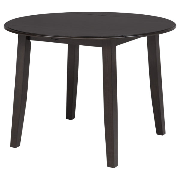 English Elm Jackie Drop Leaf Dining Set for Four with Rubberwood Frame and Ivory Cushioned Chairs B062P511830