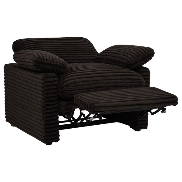 English Elm Hollander Power Recliner Corduroy Upholstered Chair for Living Room Lounging Comfort Chocolate B062P511864