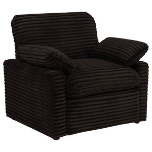 English Elm Hollander Power Recliner Corduroy Upholstered Chair for Living Room Lounging Comfort Chocolate B062P511864