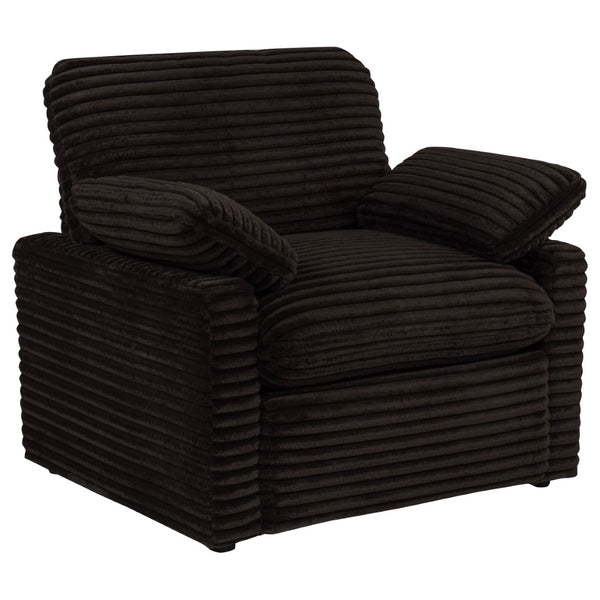 English Elm Hollander Power Recliner Corduroy Upholstered Chair for Living Room Lounging Comfort Chocolate B062P511864