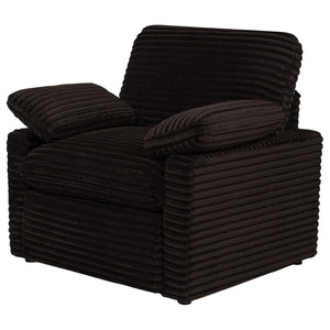 English Elm Hollander Power Recliner Corduroy Upholstered Chair for Living Room Lounging Comfort Chocolate B062P511864