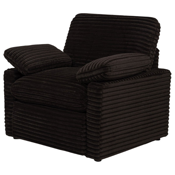 English Elm Hollander Power Recliner Corduroy Upholstered Chair for Living Room Lounging Comfort Chocolate B062P511864