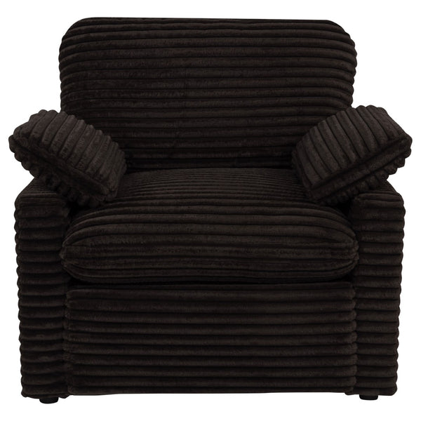 English Elm Hollander Power Recliner Corduroy Upholstered Chair for Living Room Lounging Comfort Chocolate B062P511864