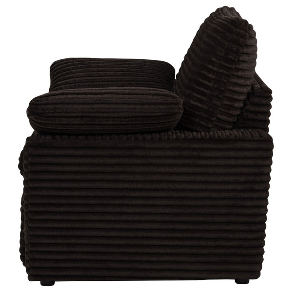English Elm Hollander Power Recliner Corduroy Upholstered Chair for Living Room Lounging Comfort Chocolate B062P511864