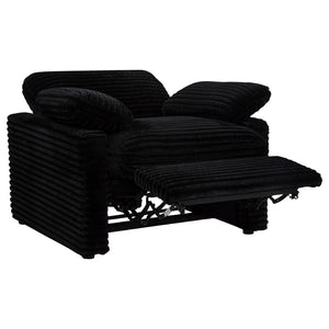 English Elm Hollander Power Recliner Corduroy Upholstered Chair for Living Room Lounging Comfort Black B062P511865