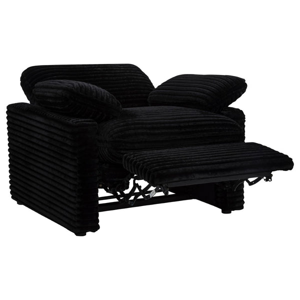 English Elm Hollander Power Recliner Corduroy Upholstered Chair for Living Room Lounging Comfort Black B062P511865