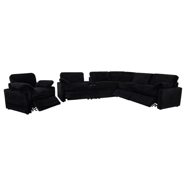 English Elm Hollander Power Recliner Corduroy Upholstered Chair for Living Room Lounging Comfort Black B062P511865