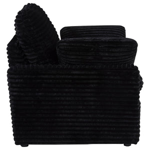 English Elm Hollander Power Recliner Corduroy Upholstered Chair for Living Room Lounging Comfort Black B062P511865