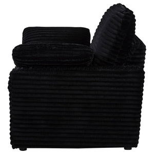 English Elm Hollander Power Recliner Corduroy Upholstered Chair for Living Room Lounging Comfort Black B062P511865