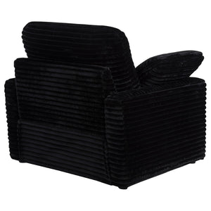 English Elm Hollander Power Recliner Corduroy Upholstered Chair for Living Room Lounging Comfort Black B062P511865