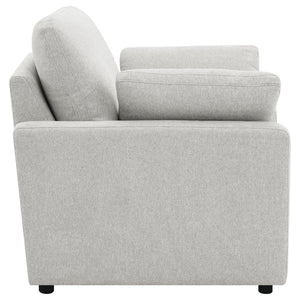 English Elm Hollander Polyester Upholstered Power Recliner Chair for Transitional Living Rooms Grey B062P511885