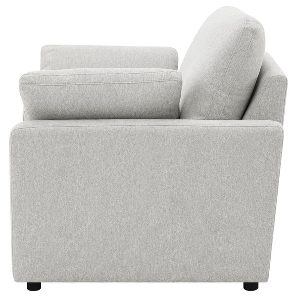 English Elm Hollander Polyester Upholstered Power Recliner Chair for Transitional Living Rooms Grey B062P511885