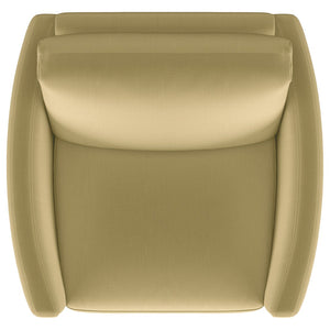 English Elm Whittier Velvet Lounge Accent Chair with Pocket Coil Cushions and Gold Metal Legs B062P511900