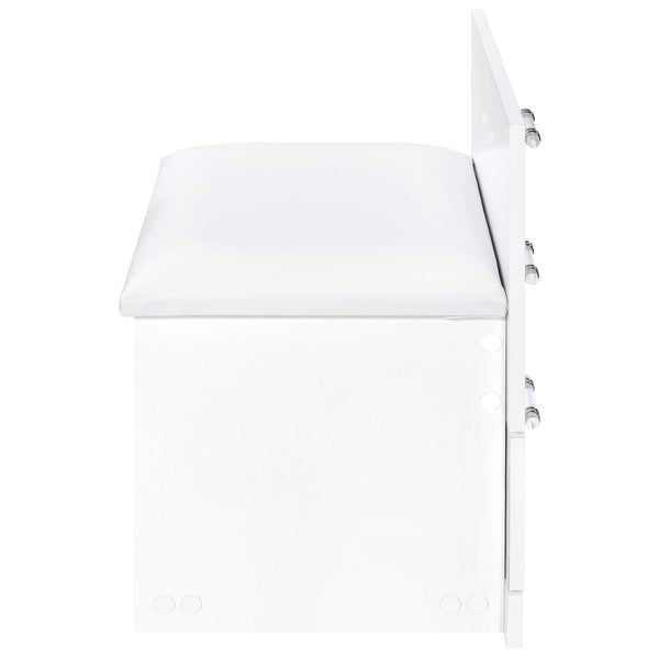 English Elm Ayuba Glam Makeup Vanity Set with LED Mirror USB Ports and Acrylic Accents B062P511939