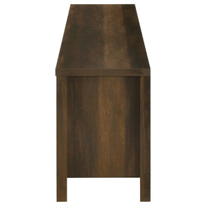 English Elm Alamitos Rustic Pine Electric Fireplace Console for Living Rooms Holding TVs to 79 Inches B062P511958