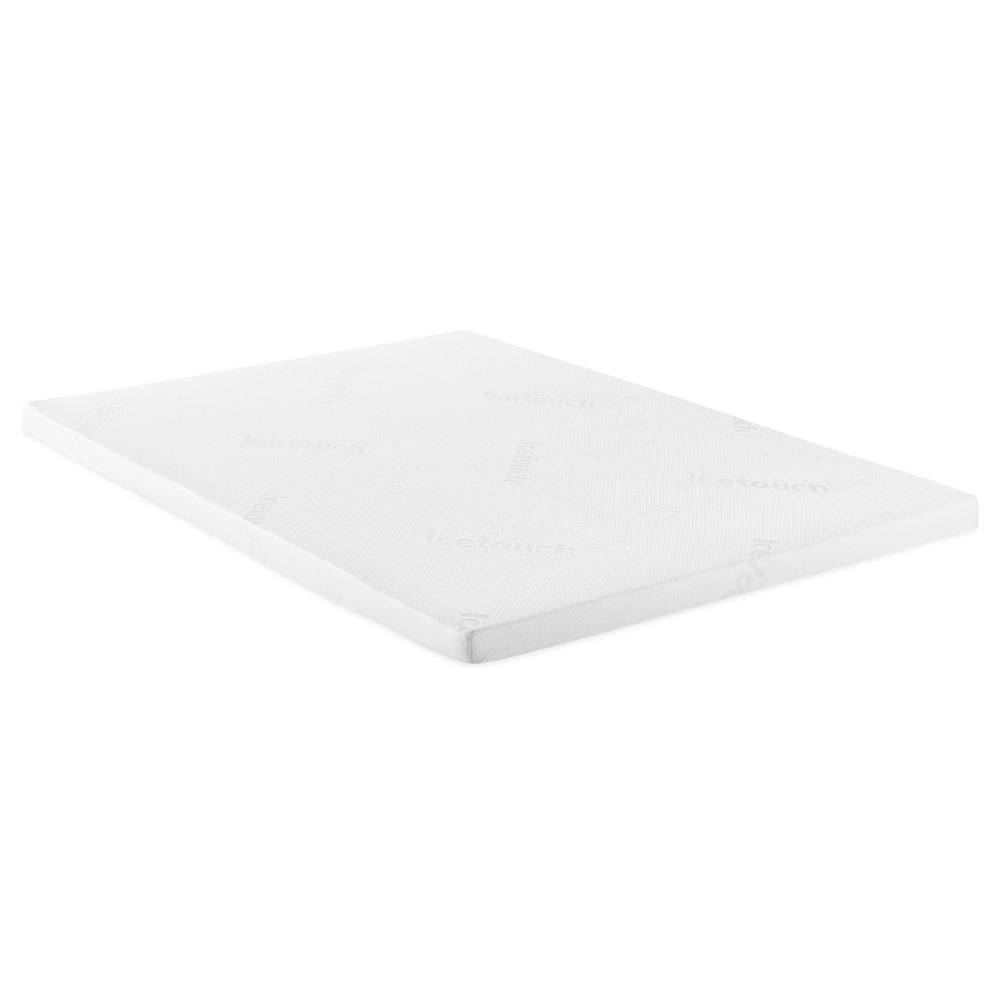 English Elm Klamath Full Size 3 Inch Dual Layer Memory Foam Topper with Cooling Breathable Cover B062P511961