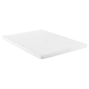 English Elm Klamath Full Size 3 Inch Dual Layer Memory Foam Topper with Cooling Breathable Cover B062P511961