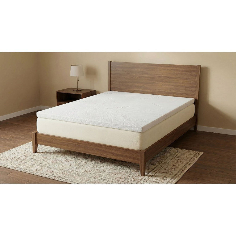 English Elm Klamath Dual Layer Memory Foam Mattress Topper with Cool Breathable Cover for Deep Sleep B062P511962