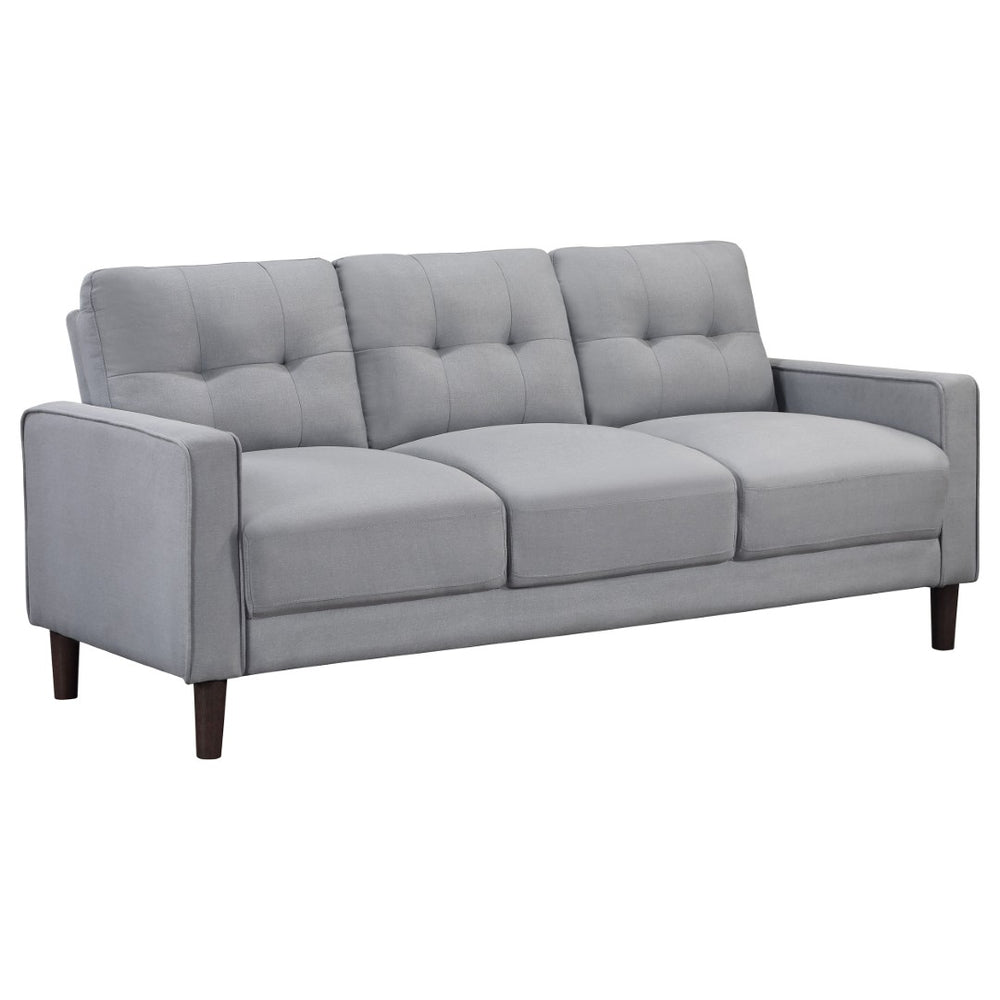 English Elm Harvey Grid Tufted Track Arm Sofa Mid Century Tapered Legs Compact Living Room B062P512414