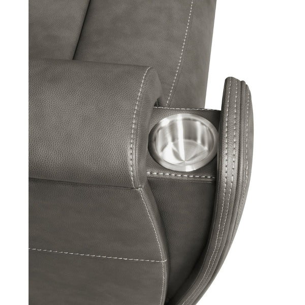 English Elm Boyce Power Swivel Glider Recliner with Leatherette Upholstery and Lumbar Control B062P512475