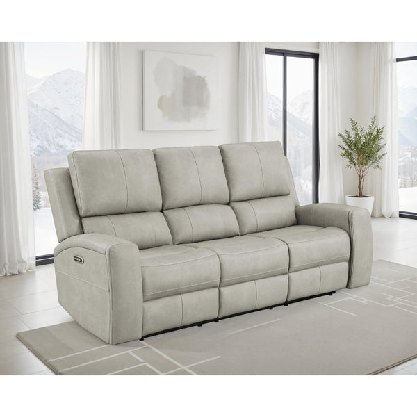 English Elm Boyce Power Reclining Sofa with Zero Gravity Lumbar USB Charging and LED Lights B062P512481