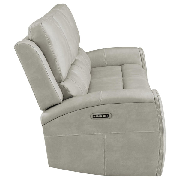 English Elm Boyce Power Reclining Sofa with Zero Gravity Lumbar USB Charging and LED Lights B062P512481